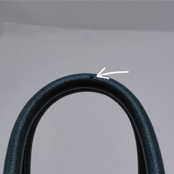 Nine West Women Mini Satchel Crossbody Handbag Teal Green Gold Chain Strap Purse - Picture 10 of 10